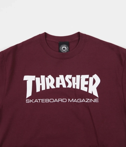 Thrasher T-krekls Skate Mag Maroon