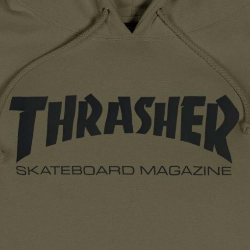 Thrasher Džemperis ar kapuci Skate Mag Army Green