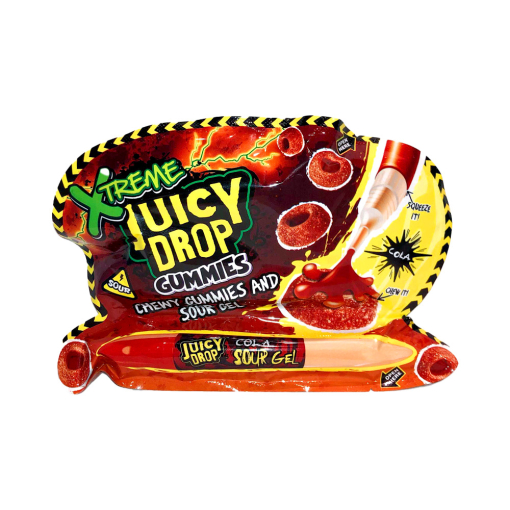 Košļājamā konfekte Bazooka Juicy Drop Xtreme