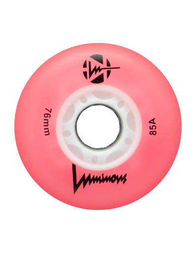 LUMINOUS LED riteņi 76mm 1 komplekts