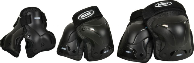 Roces Ventilated Skate Pads Triple aizsargu komplekts