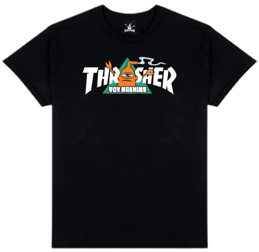 Thrasher x Toy Machine T-krekls Vortex