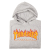 Thrasher толстовка с капюшоном Flame Grey