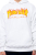 Thrasher толстовка с капюшоном Flame White (M размер)
