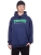 Thrasher толстовка с капюшоном Outlined Navy Blue