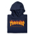 Thrasher Džemperis ar kapuci Flame Navy