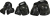 Roces Ventilated Skate Pads Triple aizsargu komplekts
