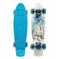"Penny Boards ""22"" Torquoise and Star Wars"