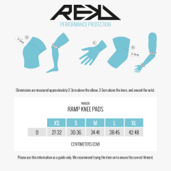 REKD Ramp Knee Pad (S izmērs)