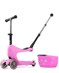 Micro Mini2Go Deluxe Plus skrejritenis Rozā