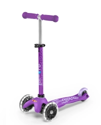 Micro Mini Deluxe LED Luminous Riteņi Violets