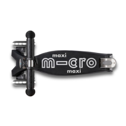 Micro Maxi Deluxe LED skrejritenis Eco Melns
