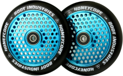 Root Industries Honeycore Wheels 120mm Blue
