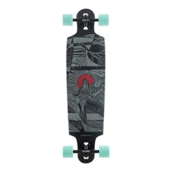 Landyachtz Drop Cat Longboard 38 Seeker Melns