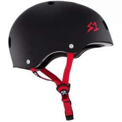 S-One V2 Lifer ķivere M Melns matte Sarkans straps