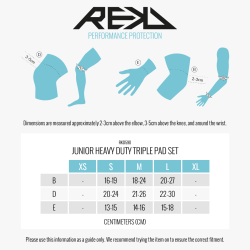 REKD Junior Heavy Duty Triple komplekts M