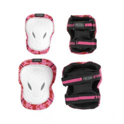 Micro Elbow & Knee Pads izmērs M Rozā-White