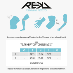 REKD Youth Heavy Duty Double komplekts Melns L