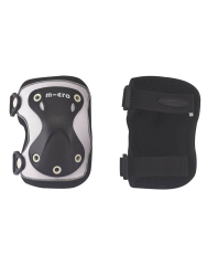 Micro Elbow & Knee Pads M size Reflective Black