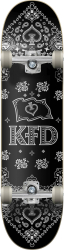 KFD Bandana Complete Skateboard 8 Melns