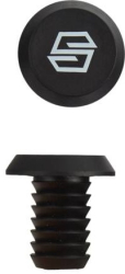 Bar Ends 2pcs Melns Striker