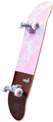 Verb Marble Dip Complete Skateboard 7.75 Rozā