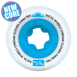 Ricta Wheels Chrome Clouds Blue 78a 54mm