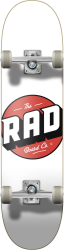 RAD Logo Complete Skateboard 8 Balts