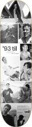 Verb 93 Til Collage Skateboard deks 8.25 B & W