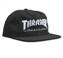 Thrasher snapback Mat Logo Felt Melns