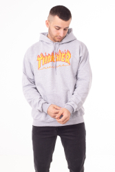 Thrasher Džemperis ar kapuci Flame Grey