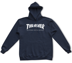 Thrasher džemperis ar kapuci Skate Mag Navy L izmērs