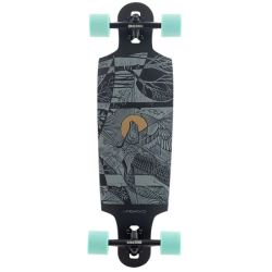 Landyachtz Drop Cat Longboard 33 Seeker Melns