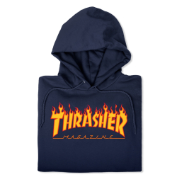 Thrasher Džemperis ar kapuci Flame Navy