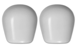 S-One Pro ceļgalu aizsargu maināmās plāksnes Balts