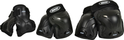 Roces Ventilated Skate Pads Triple komplekts XL