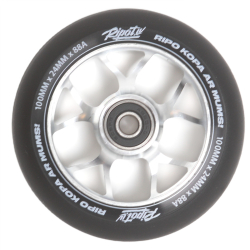 Ripot.lv Signature Pro skrejritenis ritenis 100mm Silver