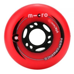 Micro Performance wheels 80mm 1 set Red