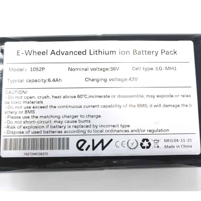 Batería hoverboard / Batería externa xiaomi 6,4 Ah - Marca LG MH1