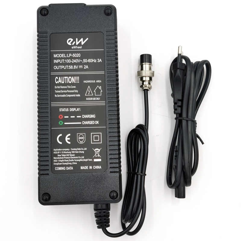 Cargador premium 52V2A conector GX16