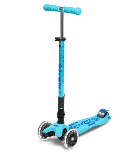 Micro Maxi Deluxe Foldable LED самокат