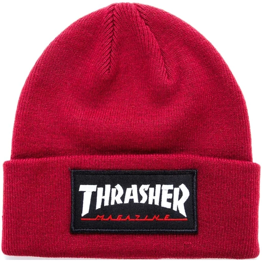 Thrasher Logo Patch Beanie