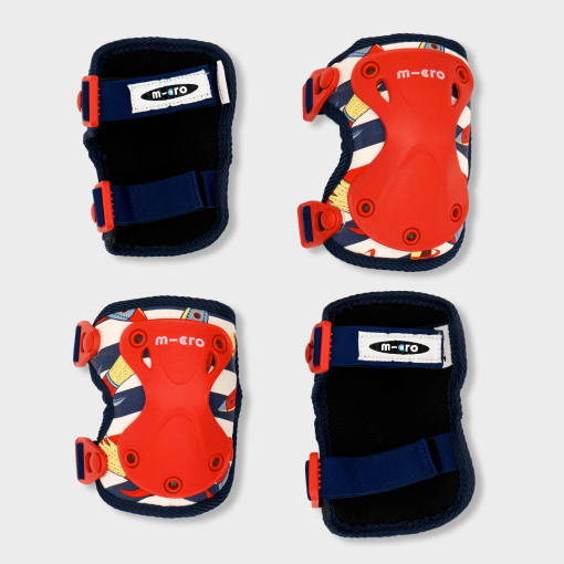 Micro Elbow & Knee Pads Set Print S
