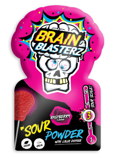 Конфеты с взрывающимися кусочками Brain Blasterz