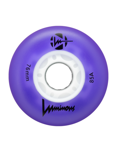 LUMINOUS LED WHEELS 76mm 1 set