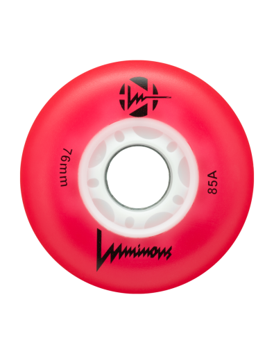 LUMINOUS LED WHEELS 76mm 1 set