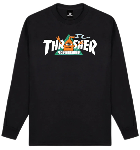 Thrasher x Toy Machine Longsleeve Vortex