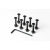 Loaded Countersunk Hardware komplekts (1")