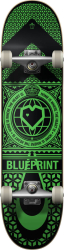 Blueprint Complete skeitbords 8 Melns-Green