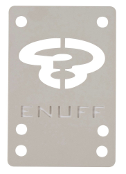 Enuff Skateboards Shock Pads 1mm White